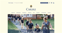 Desktop Screenshot of carlisleschool.org