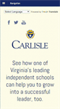 Mobile Screenshot of carlisleschool.org