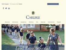 Tablet Screenshot of carlisleschool.org